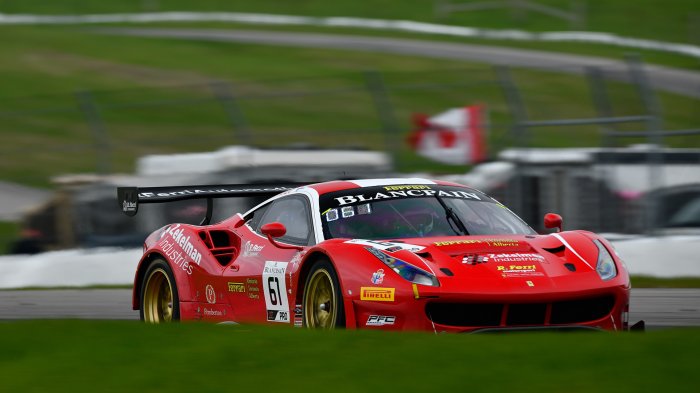 Vilander/Ferrari Top Friday’s Blancpain GT World Challenge America  Practice Charts at Canadian Tire Motorsport Park