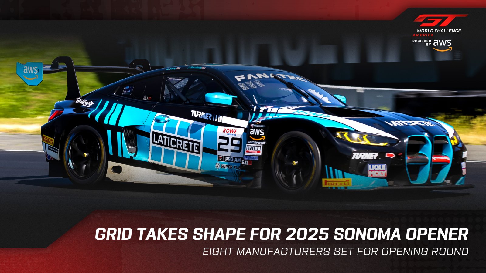 Sonoma Grid Takes Shape for GT World Challenge America powered by AWS Season Opener