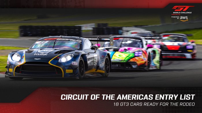 High Stakes in the Heart of Texas for GT World Challenge America Homecoming