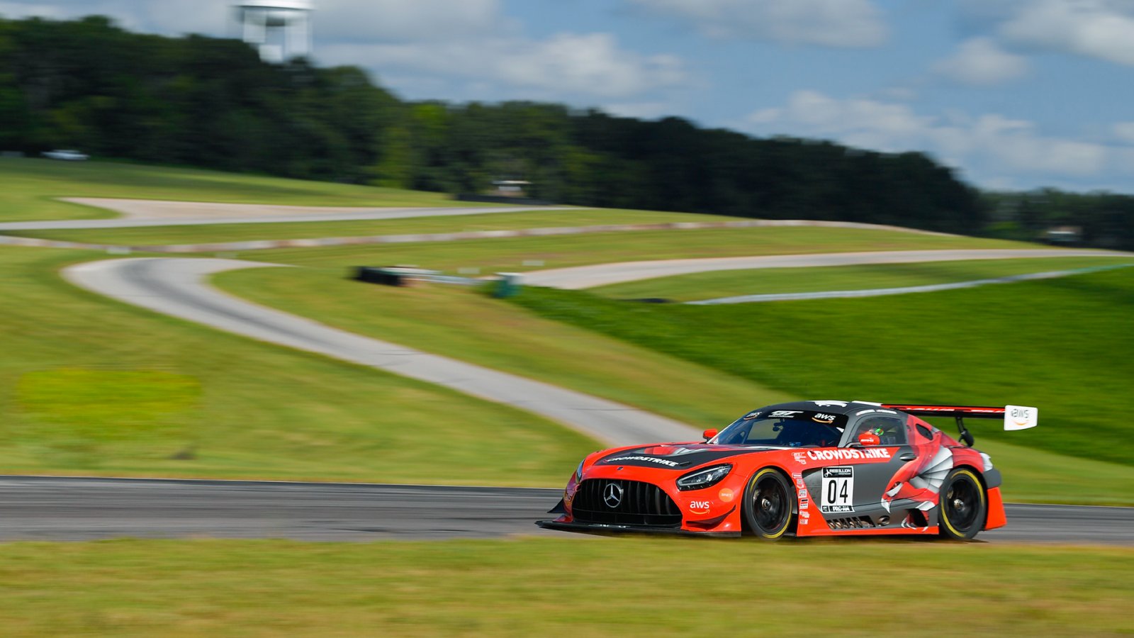 Braun Paces GT World Challenge America Practice at VIR