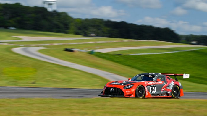 Braun Paces GT World Challenge America Practice at VIR