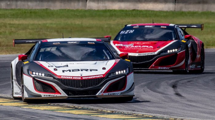 Marcelli/Barkey, Hindman/Blackstock Power their Racers Edge Motorsports Acuras to Wins at VIR