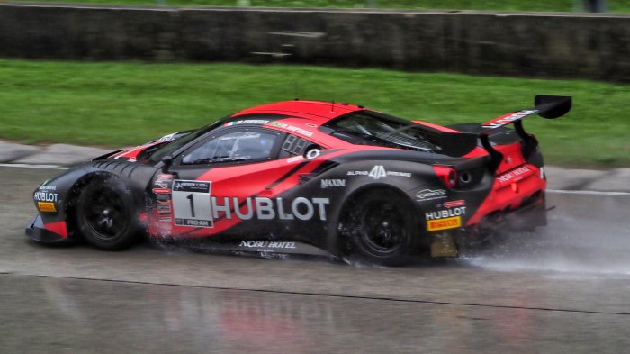 Rain Hampers GT World Challenge America, GT Sports Club America Practice at Road America