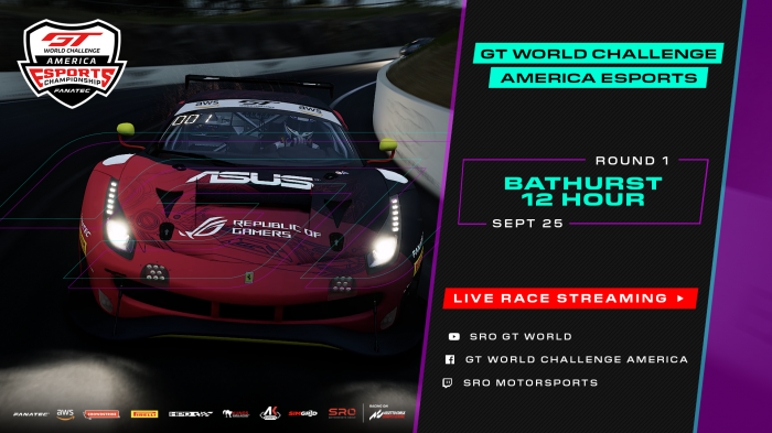 Esports Endurance Cup Kicks off Saturday with Bathurst 12 Hour Classic 