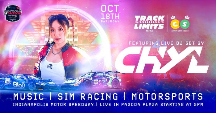 CHYL to Headline Track Limits Live During the Indianapolis 8 Hour Race Day