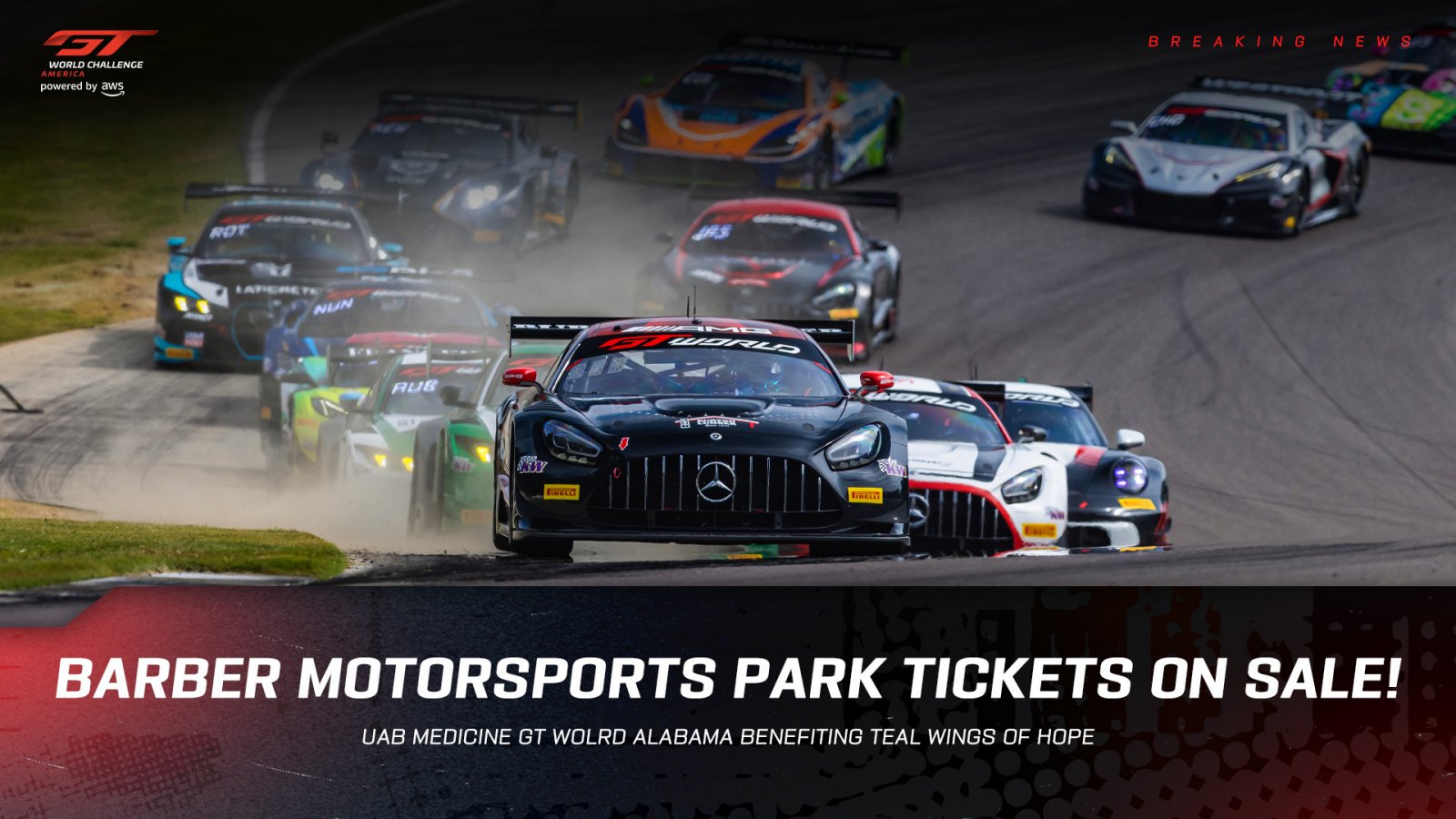 Tickets On Sale Now for GT World Alabama at Barber Motorsports Park