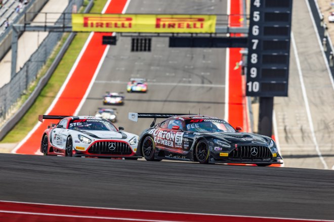 Mercedes-AMG GT3 Teams Regulator Racing and JMF Motorsports Sweep Sunday Victories in GT World Challenge America at COTA