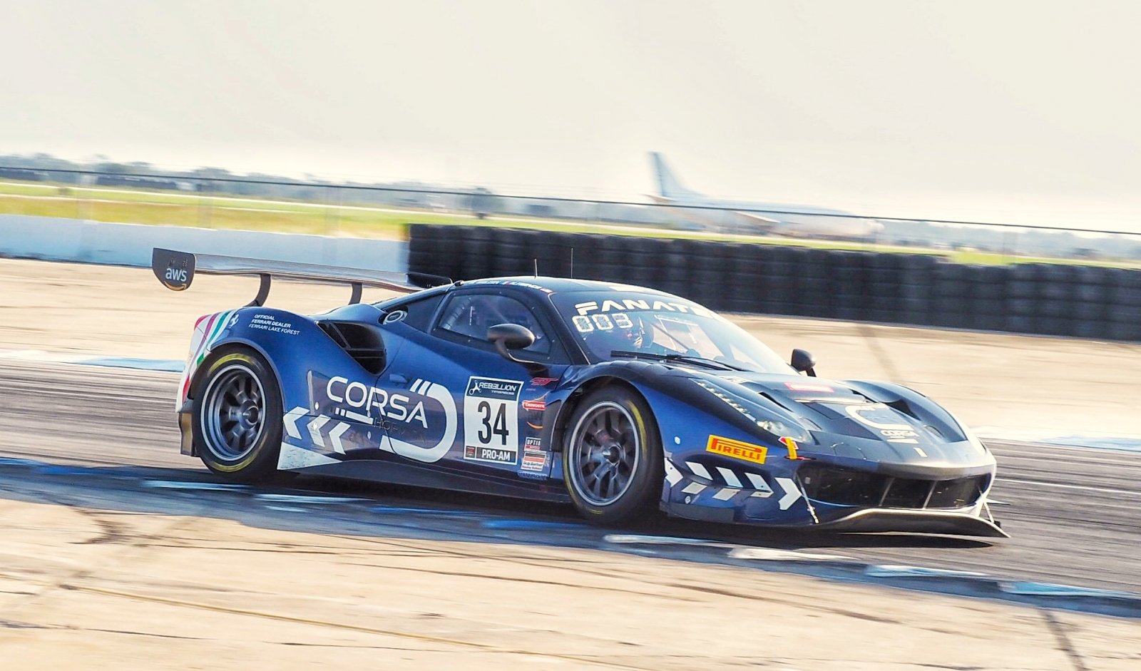 Lamborghini and Ferrari Secure Fanatec GT World Challenge Poles at Sebring