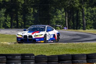 #94 BMW M4 GT3 of Chandler Hull and Bill AUberlen, Bimmerworld, GT World Challenge America, Pro-Am, SRO America, VIR, Virginia International Rcaeway, Alton, Virginia, June 2022.
 | Brian Cleary/SRO