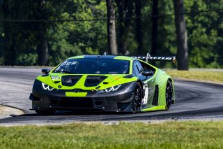 #3 Lamborghini Huracan GT3 of Misha Goikhberg and Jordan Pepper. K-Pax Racing, GT World Challenge America, Pro-Am, SRO America, VIR, Virginia International Rcaeway, Alton, Virginia, June 2022.
 | Brian Cleary/SRO