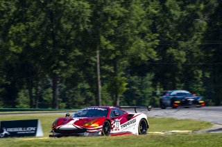 #23 Ferrari 488 GT3 of Onofrio Triarsi and Charlie Scardina, Triari Competizione, GT World Challenge America, Am, SRO America, VIR, Virginia International Rcaeway, Alton, Virginia, June 2022.
 | Brian Cleary/SRO