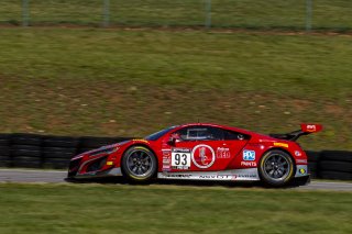 #93 Acura NSX GT3 of Ashton Harrison and Mario Farnbacher, Racers Edge Motorsports, GT World Challenge America, Pro-Am, SRO America, VIR, Virginia International Rcaeway, Alton, Virginia, June 2022.
 | Brian Cleary/SRO