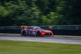 #04 Mercedes-AMG GT3 of George Kurtz and Colin Braun, Crowdstrike Racing by Riley Motorsports, GT World Challenge America, Pro-Am, SRO America, VIR, Virginia International Rcaeway, Alton, Virginia, June 2022.
 | Regis Lefebure/SRO