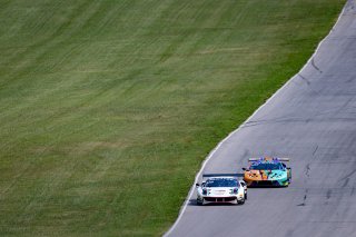 #61 Ferrari 488 GT3 of Jean-Claude Said and Conrad Grunewald, AF Corse, #88 Lamborghini Huracan GT3 of Jason Harward and Madison Snow, Zelus Motorsports, GT World Challenge America, Pro-Am, Am, SRO America, VIR, Virginia International Rcaeway, Alton, Virg | Regis Lefebure/SRO