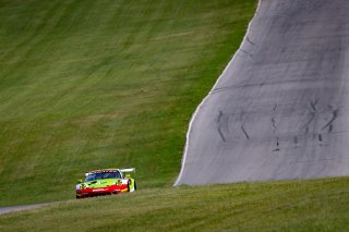 #45 Porsche 911 GT3-R (991.ii) of Charlie Luck and Jan Heylen, Wright Motorsports, GT World Challenge America, Pro-Am, SRO America, VIR, Virginia International Rcaeway, Alton, Virginia, June 2022.
 | Regis Lefebure/SRO