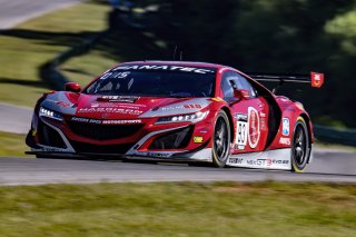 #93 Acura NSX GT3 of Ashton Harrison and Mario Farnbacher, Racers Edge Motorsports, GT World Challenge America, Pro-Am, SRO America, VIR, Virginia International Rcaeway, Alton, Virginia, June 2022.
 | Brian Cleary/SRO