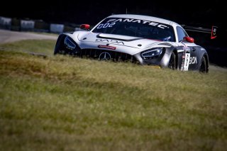 #6 Mercedes-AMG GT3 of Steven Aghakhani and Loris Spinelli, US Racetronics, GT World Challenge America, Pro, SRO America, VIR, Virginia International Rcaeway, Alton, Virginia, June 2022.
 | Brian Cleary/SRO