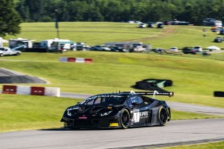 #1 Lamborghini Huracan GT3 of Michele Beretta and Andrea Calderelli, K-Pax Racing, GT World Challenge America, Pro, SRO America, VIR, Virginia International Rcaeway, Alton, Virginia, June 2022. | Grier Martin/SRO