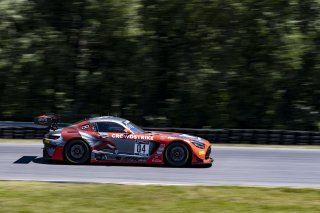 #04 Mercedes-AMG GT3 of George Kurtz and Colin Braun, Crowdstrike Racing by Riley Motorsports, GT World Challenge America, Pro-Am, SRO America, VIR, Virginia International Rcaeway, Alton, Virginia, June 2022.
 | Josh Snider/SRO    