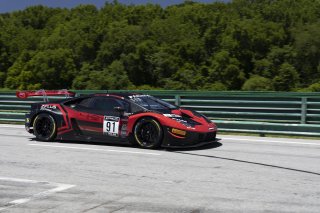 #91 Lamborghini Huracan GT3 of Jeff Burton and Corey Lewis, Zelus Motorsports, GT World Challenge America, Pro-Am, SRO America, VIR, Virginia International Rcaeway, Alton, Virginia, June 2022.
 | Josh Snider/SRO    