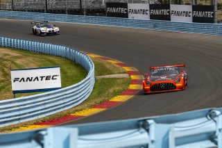 #04 Mercedes-AMG GT3 of George Kurtz and Colin Braun, Crowdstrike Racing by Riley Motorsports, GT World Challenge America, Pro-Am, SRO America, Watkins Glen International raceway, Watkins Glen, NY, July 2022..
 | SRO Motorsports Group