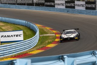 #6 Mercedes-AMG GT3 of Steven Aghakhani and Loris Spinelli, US Racetronics, GT World Challenge America, Pro, SRO America, Watkins Glen International raceway, Watkins Glen, NY, July 2022..
 | SRO Motorsports Group