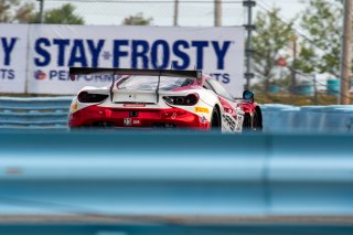 #23 Ferrari 488 GT3 of Onofrio Triarsi and Charlie Scardina, Triari Competizione, GT World Challenge America, Am, SRO America, Watkins Glen International raceway, Watkins Glen, NY, September 2021.
 | SRO Motorsports Group