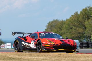#13 Ferrari 488 GT3 of Justin Wetherill and Ryan Dalziel, Triarsi Competizione, GT World Challenge America, Pro-Am, SRO America, Watkins Glen International raceway, Watkins Glen, NY, September 2021.
 | SRO Motorsports Group