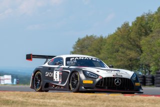 #6 Mercedes-AMG GT3 of Steven Aghakhani and Loris Spinelli, US Racetronics, GT World Challenge America, Pro, SRO America, Watkins Glen International raceway, Watkins Glen, NY, September 2021.
 | SRO Motorsports Group