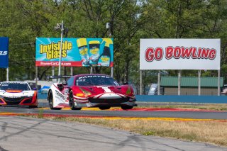 #23 Ferrari 488 GT3 of Onofrio Triarsi and Charlie Scardina, Triari Competizione, GT World Challenge America, Am, SRO America, Watkins Glen International raceway, Watkins Glen, NY, September 2021.
 | SRO Motorsports Group