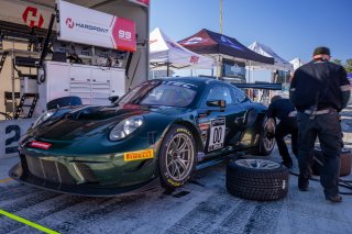 #00 Porsche 911 GT3R of PJ Hyett and Gunnar Jeannette, Team Hardpoint, GT World Challenge America, Pro-Am, SRO America, Watkins Geln International, Watkins Glen NY, July 2022.
 | ©2022 Regis Lefebure/SRO