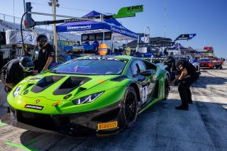 #3 Lamborghini Huracan GT3 of Misha Goikhberg and Jordan Pepper. K-Pax Racing, GT World Challenge America, Pro-Am, SRO America, Watkins Geln International, Watkins Glen NY, July 2022.
 | ©2022 Regis Lefebure/SRO