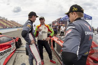 #45 Porsche 911 GT3-R (991.ii) of Charlie Luck and Jan Heylen, Wright Motorsports, GT World Challenge America, Pro-Am, SRO America, Watkins Glen International raceway, Watkins Glen, NY, July 2022..
 | SRO Motorsports Group