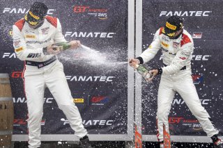 #6 Mercedes-AMG GT3 of Steven Aghakhani and Loris Spinelli, US Racetronics, GT World Challenge America, Pro, SRO America, Watkins Glen International raceway, Watkins Glen, NY, July 2022..
 | SRO Motorsports Group