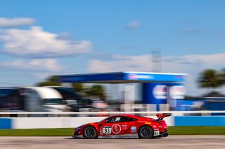 #93 Acura NSX GT3 of Ashton Harrison and Mario Farnbacher, Racers Edge Motorsports, GT World Challenge America, Pro-Am, SRO America, Sebring Int’l Raceway, Sebring Florida, September 2022
 | Regis Lefebure/SRO