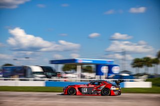 #04 Mercedes-AMG GT3 of George Kurtz and Colin Braun, Crowdstrike Racing by Riley Motorsports, GT World Challenge America, Pro-Am, SRO America, Sebring Int’l Raceway, Sebring Florida, September 2022
 | Regis Lefebure/SRO