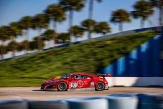#93 Acura NSX GT3 of Ashton Harrison and Mario Farnbacher, Racers Edge Motorsports, GT World Challenge America, Pro-Am, SRO America, Sebring Int’l Raceway, Sebring Florida, September 2022
 | Regis Lefebure/SRO