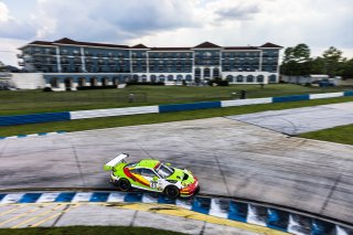 #45 Porsche 911 GT3-R (991.ii) of Charlie Luck and Jan Heylen, Wright Motorsports, GT World Challenge America, Pro-Am, SRO America, Sebring International Raceway, Sebring, FL, September 2022.
 | Fabian Lagunas/SRO             
