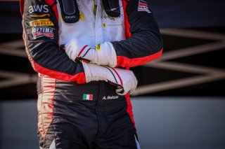 #34 Ferrari 488 GT3 of Manny Franco and Alessandro Balzan, Conquest Racing, GT World Challenge America, Pro, SRO America, Sebring International Raceway, Sebring, FL, September 2022.
 | Regis Lefebure/SRO