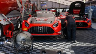 #04 Mercedes-AMG GT3 of George Kurtz and Colin Braun, Crowdstrike Racing by Riley Motorsports, GT World Challenge America, Pro-Am, SRO America, Sebring International Raceway, Sebring, FL, September 2022.
 | Regis Lefebure/SRO