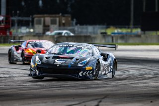 #34 Ferrari 488 GT3 of Manny Franco and Alessandro Balzan, Conquest Racing, GT World Challenge America, Pro, SRO America, Sebring International Raceway, Sebring, FL, September 2022.
 | Fabian Lagunas/SRO             