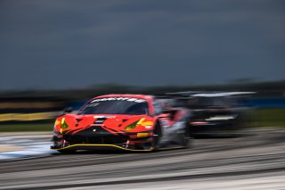 #13 Ferrari 488 GT3 of Justin Wetherill and Ryan Dalziel, Triarsi Competizione, GT World Challenge America, Pro-Am, SRO America, Sebring International Raceway, Sebring, FL, September 2022.
 | Fabian Lagunas/SRO             