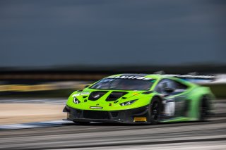 #3 Lamborghini Huracan GT3 of Misha Goikhberg and Jordan Pepper. K-Pax Racing, GT World Challenge America, Pro-Am, SRO America, Sebring International Raceway, Sebring, FL, September 2022.
 | Fabian Lagunas/SRO             