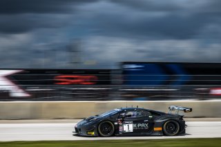 #1 Lamborghini Huracan GT3 of Michele Beretta and Andrea Calderelli, K-Pax Racing, GT World Challenge America, Pro, SRO America, Sebring International Raceway, Sebring, FL, September 2022.
 | Fabian Lagunas/SRO             