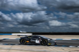 #1 Lamborghini Huracan GT3 of Michele Beretta and Andrea Calderelli, K-Pax Racing, GT World Challenge America, Pro, SRO America, Sebring International Raceway, Sebring, FL, September 2022.
 | Fabian Lagunas/SRO             