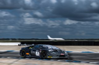#1 Lamborghini Huracan GT3 of Michele Beretta and Andrea Calderelli, K-Pax Racing, GT World Challenge America, Pro, SRO America, Sebring International Raceway, Sebring, FL, September 2022.
 | Fabian Lagunas/SRO             