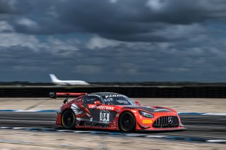 #04 Mercedes-AMG GT3 of George Kurtz and Colin Braun, Crowdstrike Racing by Riley Motorsports, GT World Challenge America, Pro-Am, SRO America, Sebring International Raceway, Sebring, FL, September 2022.
 | Fabian Lagunas/SRO             