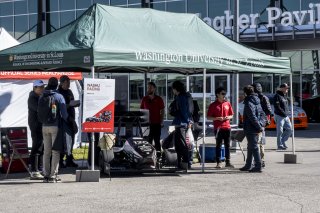 Washu Racing students, Indy 8 Hours, Intercontinental GT Challenge, Indianapolis Motor Speedway, Indianapolis, Indiana, Oct 2022.
 | Brian Cleary/SRO