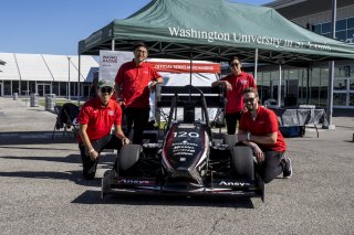 Washu Racing students, Indy 8 Hours, Intercontinental GT Challenge, Indianapolis Motor Speedway, Indianapolis, Indiana, Oct 2022.
 | Brian Cleary/SRO