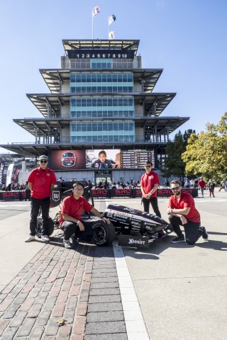 Washu Racing students, Indy 8 Hours, Intercontinental GT Challenge, Indianapolis Motor Speedway, Indianapolis, Indiana, Oct 2022.
 | Brian Cleary/SRO